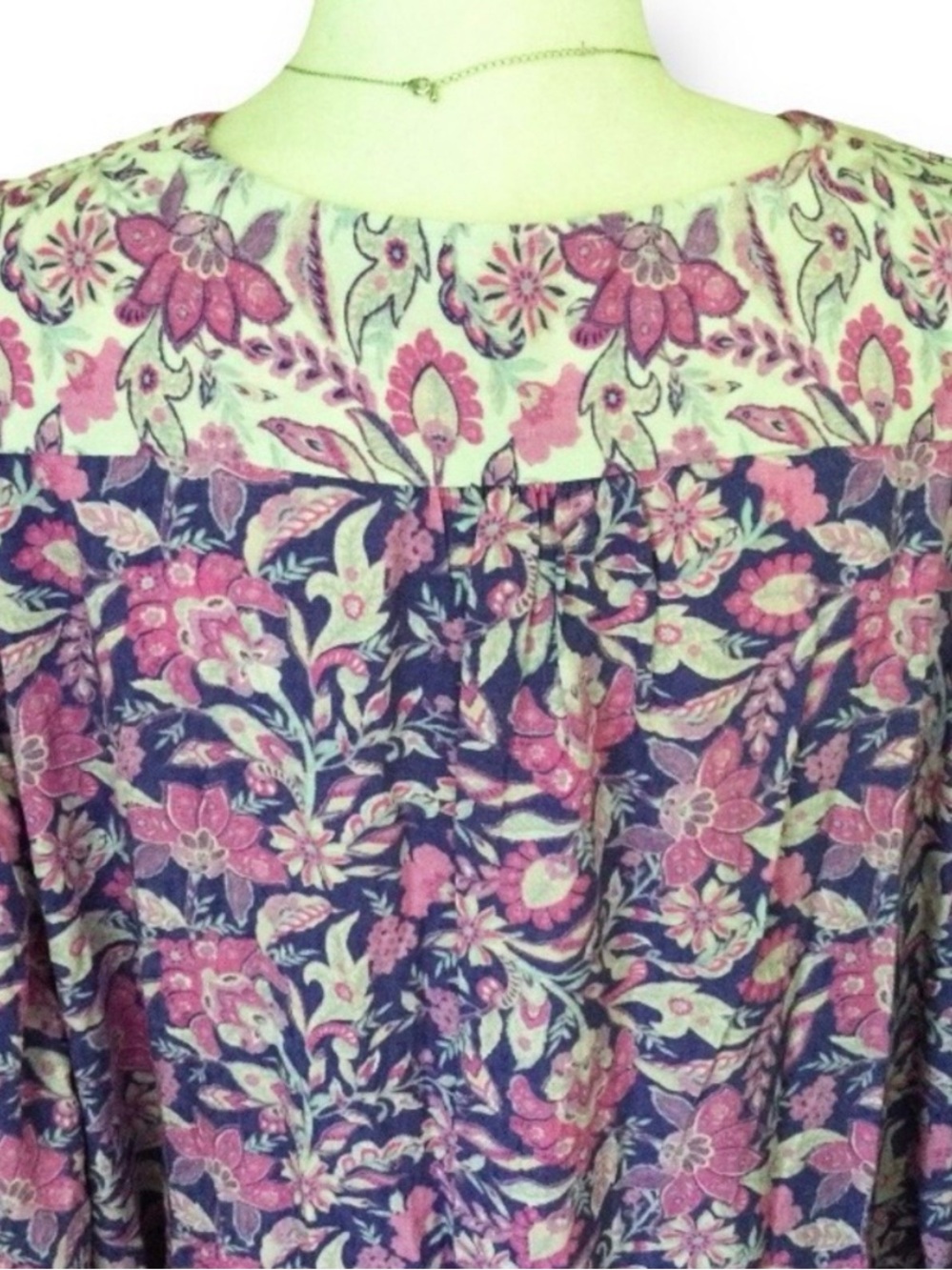 AVEOLOGY Boho Floral Tunic Dress / Tunic Top – Plus 3X/4X – NWT - Picture 11 of 15